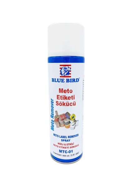Meto Etiketi Sökücü Sprey 500ML / BLUE-021 (Mtc-01)