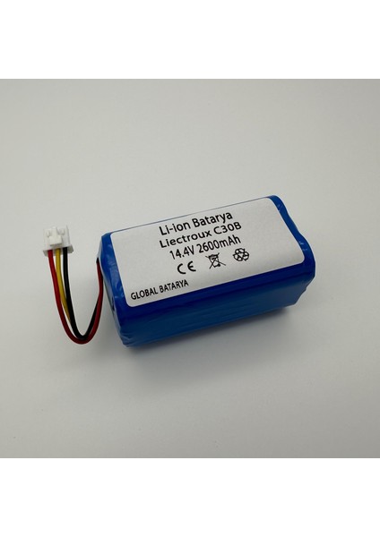 Global Batarya Liectroux C30B Akıllı Robot Süpürge Bataryası 14.4V 2600MAH Pil