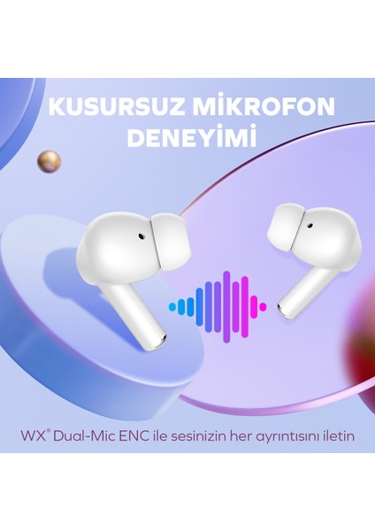 by Deji Pro LED Göstergeli Kablosuz Bluetooth Kulaklık, HiFi, HD 4 Mikrofon, ENC, Derin Bas modelleri