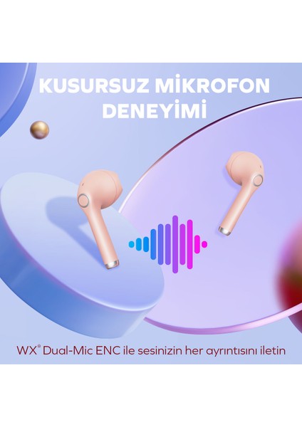 By Deji Curvy Kablosuz Bluetooth Kulak Içi Kulaklık, Hd Mikrofonlu Ultra Hafif, Hifi Ses