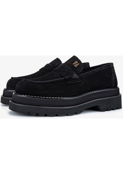 Eva Erkek Siyah Süet Deri Loafer Ayakkabı 771 500 Erk Ayk Y24 fırsatları