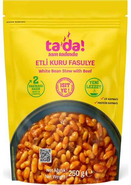 Tada Etli Kuru Fasulye 250 G