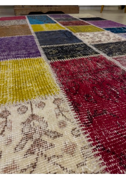 Modern Eşsiz Özel Patchwork Halı 116 x 186 cm 4001 indirimleri