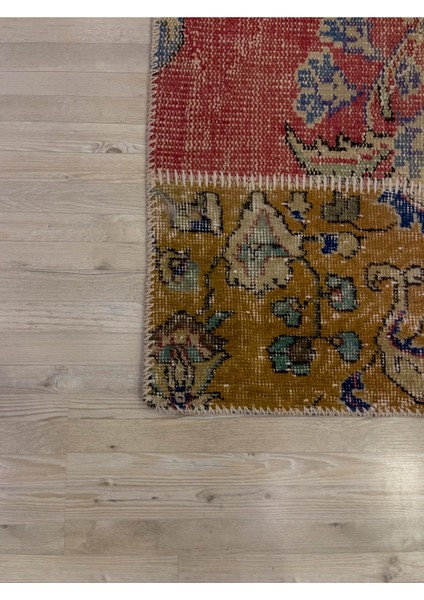 El Yapımı Patchwork Elegan Tasarım Halı 162 x 232 cm 4007 indirimleri