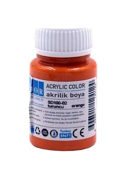 Akrilik Boya 40 ml Turuncu.