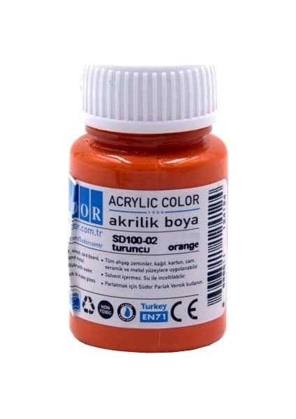 Akrilik Boya 40 ml Turuncu. fiyatları