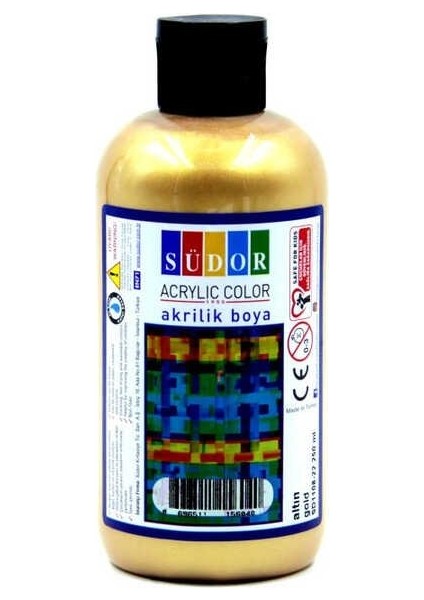 Akrilik Boya 250 ml Altın