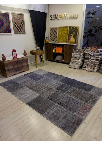 Eşsiz Güzelliğe Sahip Olan Özel Patchwork Halı 162 x 241 cm 4010