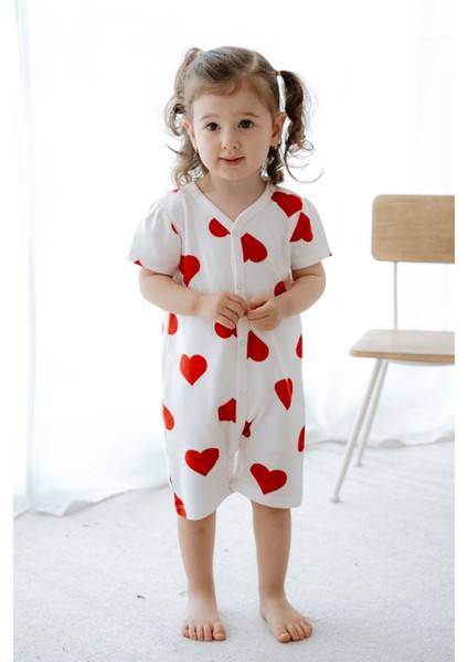 Pamuk Kalpli Kısa Tulum