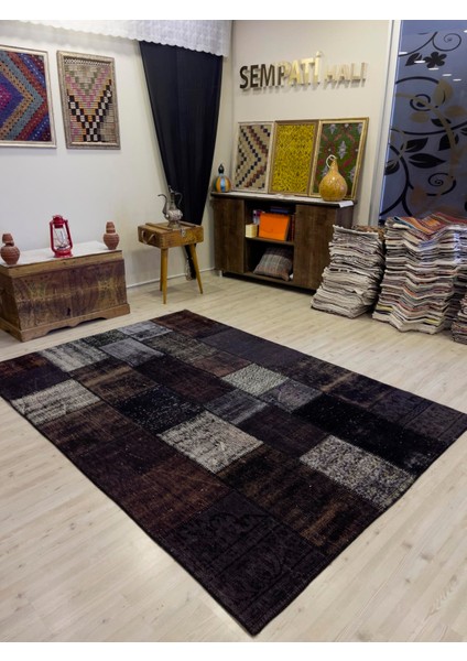 Eşsiz Güzelliğe Sahip Olan Özel Patchwork Halı 168 x 244 cm 4024 fırsatları