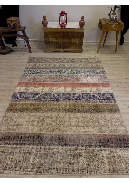 Eşsiz El Dokuma Patchwork Halı 161 x 232 cm 4027 fiyatları