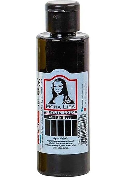 Akrilik Boya 70 ml Siyah fiyatları