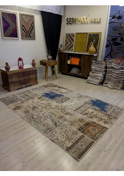 Modern Eşsiz Özel Patchwork Halı 161 x 232 cm 4035