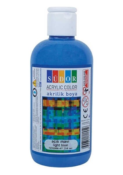 Akrilik Boya 250 ml Açık Mavi