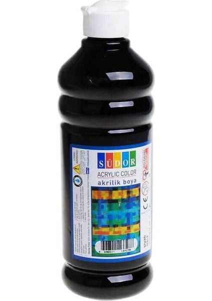 Akrilik Boya 500 ml Siyah