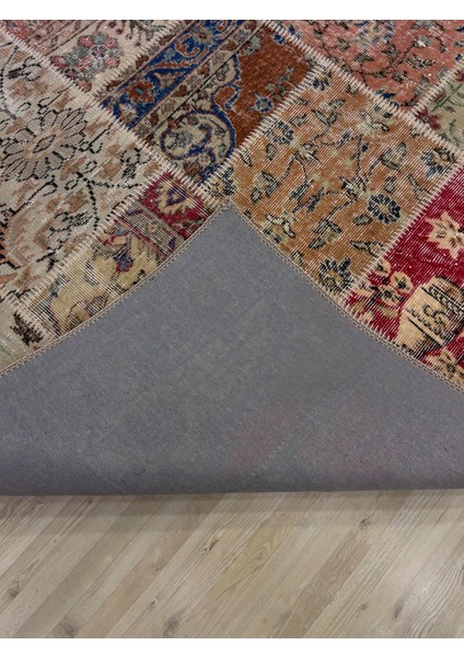 El Dokuma Eskitme Özel Patchwork Halı 163 x 235 cm 4057 fırsatları