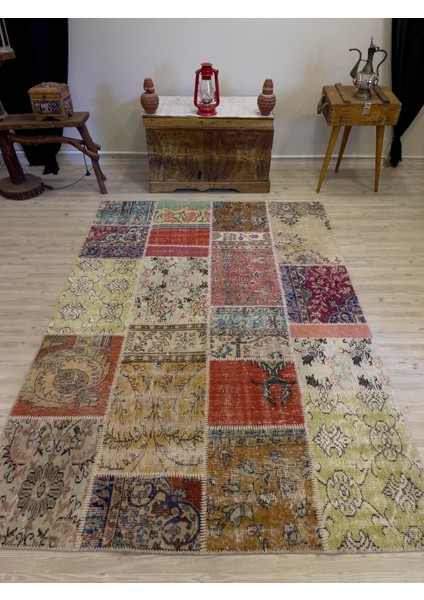 Sempati Halı Modern Eşsiz Özel Patchwork Halı 161 x 233  cm  4059