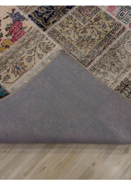 Eşsiz El Dokuma Patchwork Halı 161 x 235 cm 4063 indirimleri