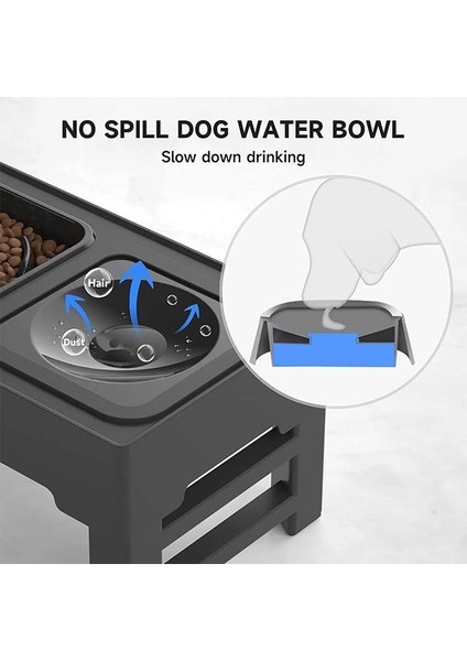 Pet Ayarlanabilir Kedi Köpek Standlı Mama ve Su Kabı modelleri