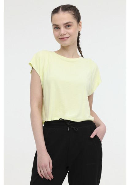 Wl Fancy 11MD1012 4fx Lime Kadın Kısa Kol T-Shirt