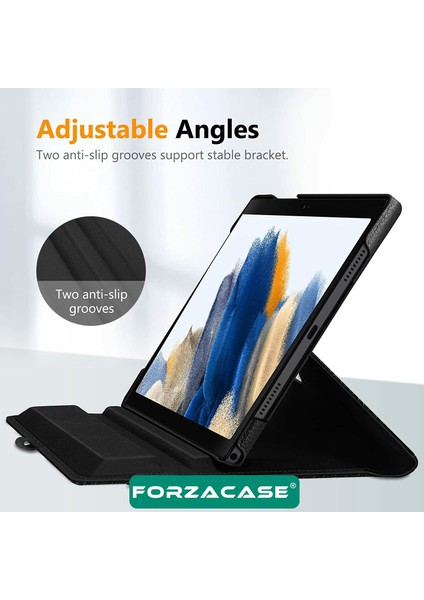Samsung Galaxy Tab A9 8.7 Inch X110 ile Uyumlu 360 Derece Döner Standlı Kılıf - FC012 fırsatları