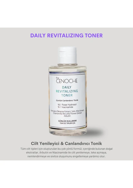 The CENOCHE Daily Revitalizing Toner Günlük Cilt Yenileyici Tonik