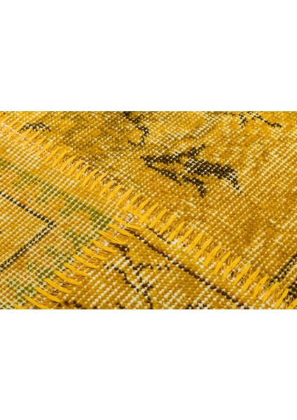 Doğal Kök Boya El Dokuma Patchwork Halı Yeşil fırsatları