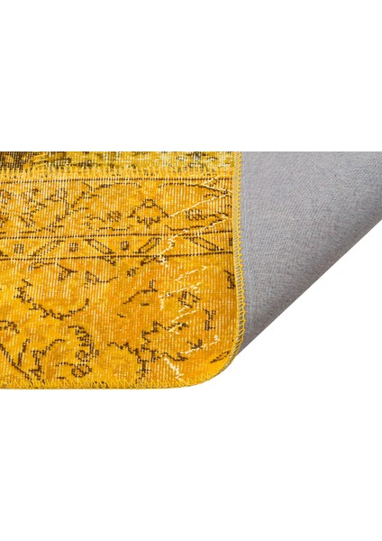 Doğal Kök Boya El Dokuma Patchwork Halı Yeşil indirimleri