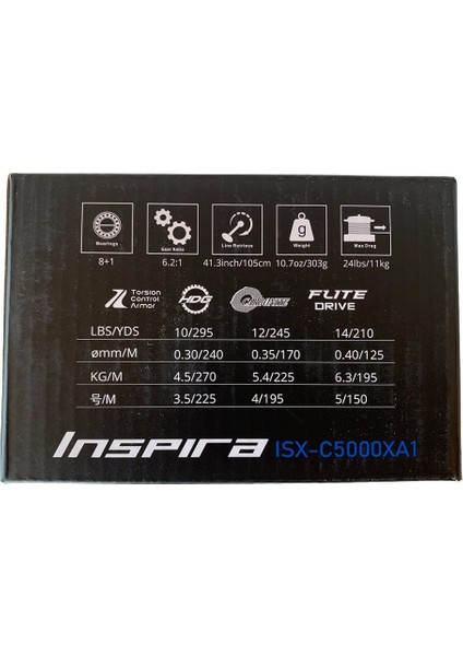 Inspira ISX-C5000XA1 Gunsmoke 8bb+1rb Olta Makinesi fiyatları