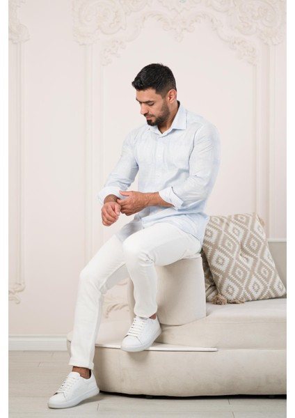Pamuklu Regular Fit Çiçek Desenli Yazlık Gömlek