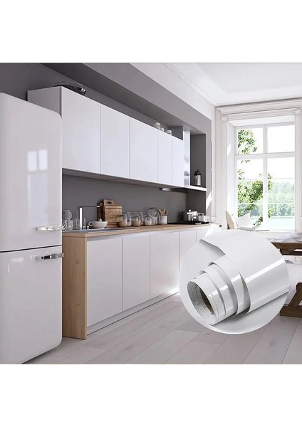 Beyaz Renk Dayanıklı Araç Motor Mobilya Kaplama Folyosu (126CM x 20 Cm) indirimleri