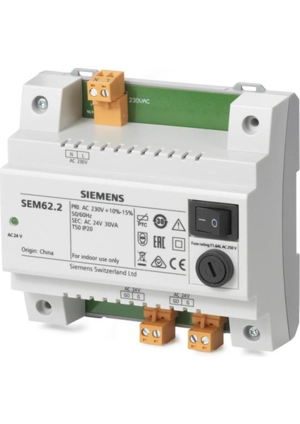Ormer 220 V-24 V Sigortalı Sem 62.2 Uyumlu