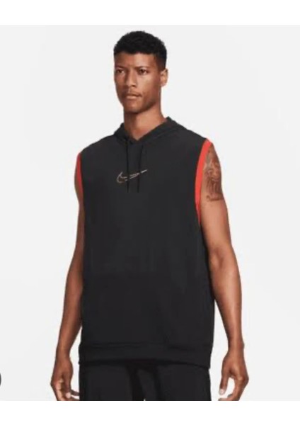 Dri-Fıt Men's Sleeveless Hooded Pullover Training Top - Erkek Antreman Üst DM6662-010