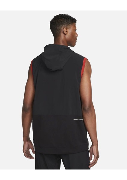 Dri-Fıt Men's Sleeveless Hooded Pullover Training Top - Erkek Antreman Üst DM6662-010