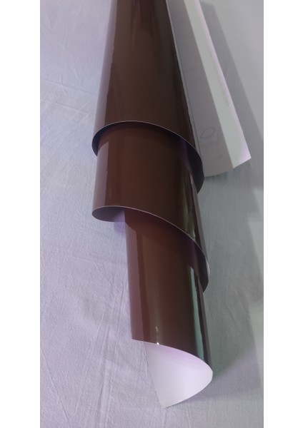 Kahverengi Renk Dayanıklı Araç Motor Mobilya Kaplama Folyosu (126CMx30CM)