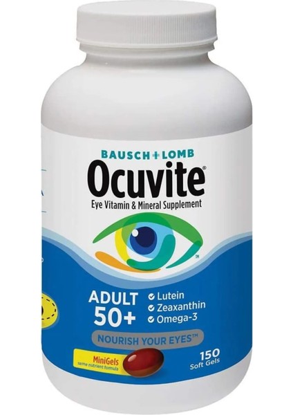 Ocuvite Adult 50+ Eye Vitamin & Mineral 150 Softgels