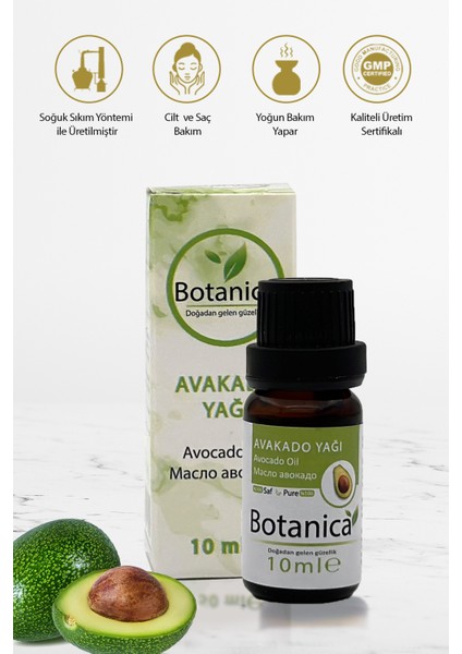 Avokado Yağı - Persea Americana - Cilt Bakımı Avocado Oil Bakım Yağı