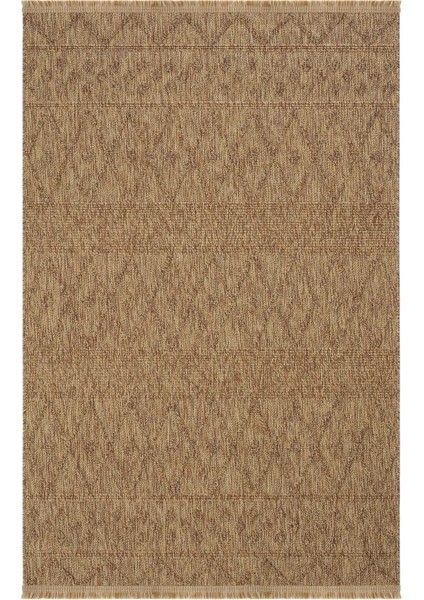 Hasır 620 Kahverengi Halı İnce Halı Kilim Mutfak Halısı Kesme Halı Yolluk Yazlık Halı Balkon Halısı