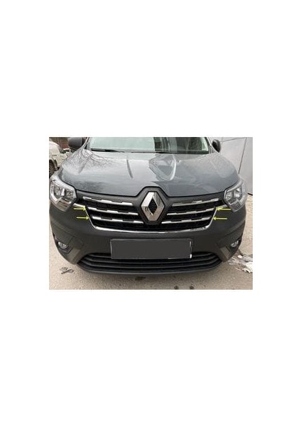 Renault Express Krom Ön Panjur 4 Parça 2021 Üzeri Paslanmaz Çelik