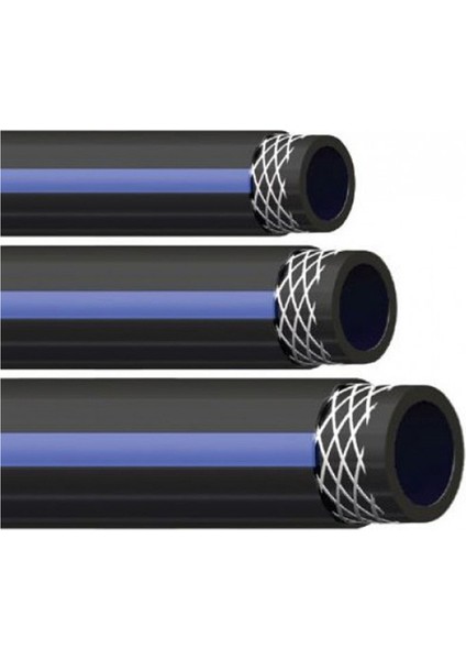 1/2" Çapı 13 mm 50 Metre Termo Kauçuk İplikli Pvc hortum Bahçe-Balkon Hortumu