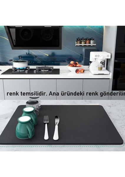 Bulaşık Durulama Kurutma Matı Süzücü Emici D.reohouri Design 720684