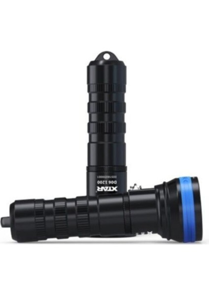 Tekno Trust Siyah D06 1200 Lumen Dalış Feneri.