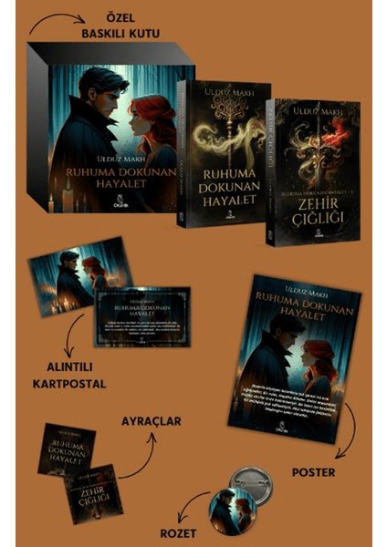 Ruhuma Dokunan Hayalet Set 2 Kitap - Ulduz Makh