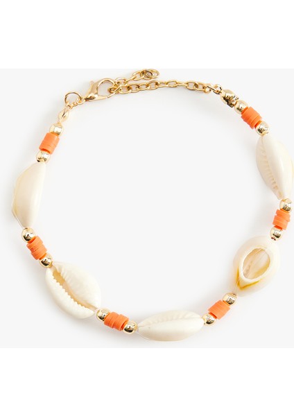 Zincir Bileklik Deniz Kabuğu Detaylı