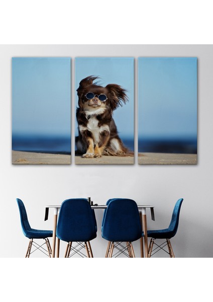 Küçük Köpek Dekoratif Kanvas Tablo 1157