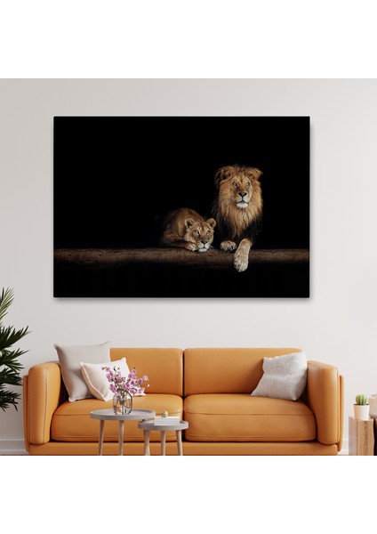Aslanlar Dekoratif Kanvas Tablo 1151 fiyatları