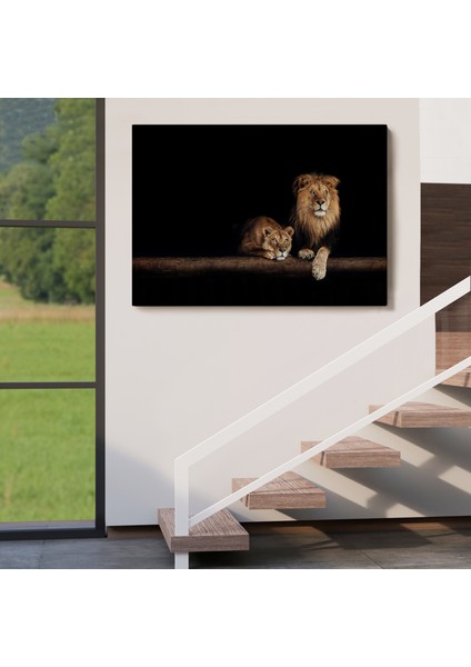 Aslanlar Dekoratif Kanvas Tablo 1151 indirimleri
