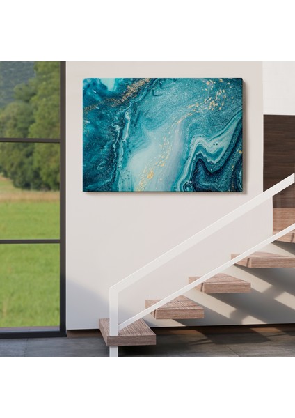 Soyut Okyanus Derinlikleri Duvar TABLOSU-1218 indirimleri