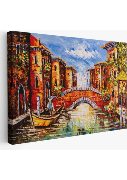Venedik Italya Yağlı Boya Görünümlü TABLO-1201