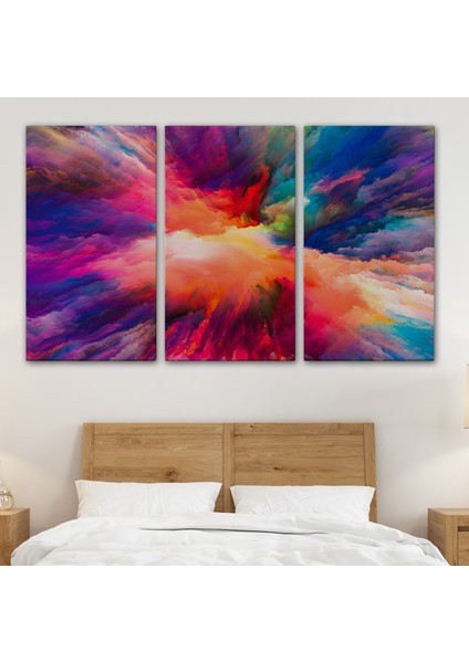 Yaratıcı Renkler Yağlıboya Görünüm Dekoratif Kanvas Duvar TABLOSU-3521 modelleri